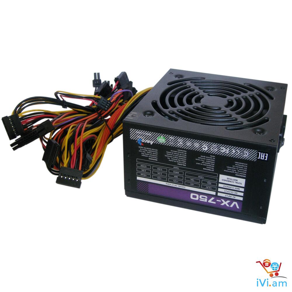 Psu Aerocool Atx 750w Vx Plus 750w 1mm էլեկտրոնիկա համակարգիչներ և սարքավորումներ սարքավորումներ սնուցման բլոկեր երևան Ivi Am
