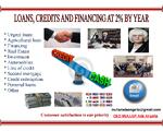 LOANS, CREDITS AND FINANCING AT 2% BY YEAR