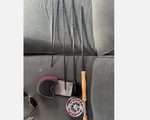 TFO Legacy Flyrod 13'6" 8 weight with a Finatic 9 plus Reel for Fishing